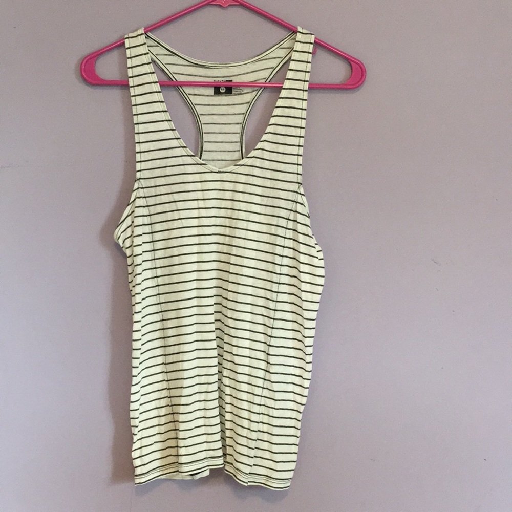 Urban Outfitters Striped Racerback Tank Top